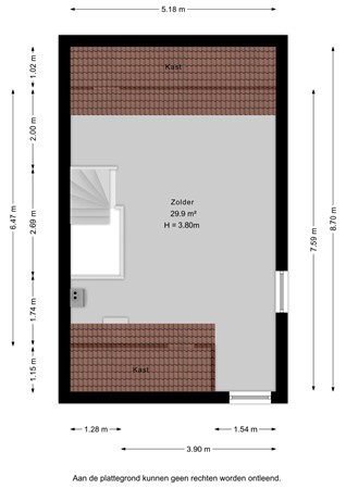 Floorplan - Uitwierderweg 155, 9933 GM Delfzijl
